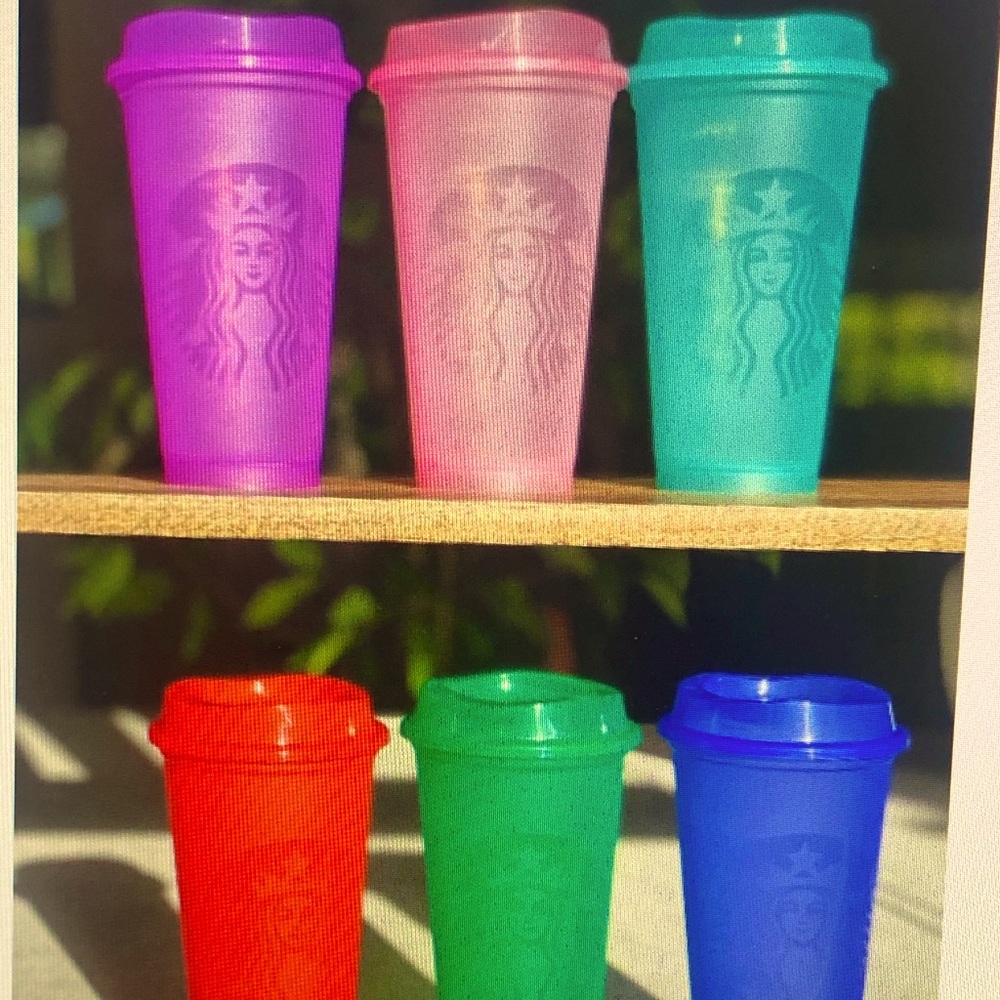 Starbucks 6 Qty Hot Cups